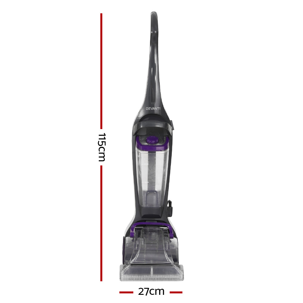 Devanti 800W Carpet Washer & Vacuum Cleaner