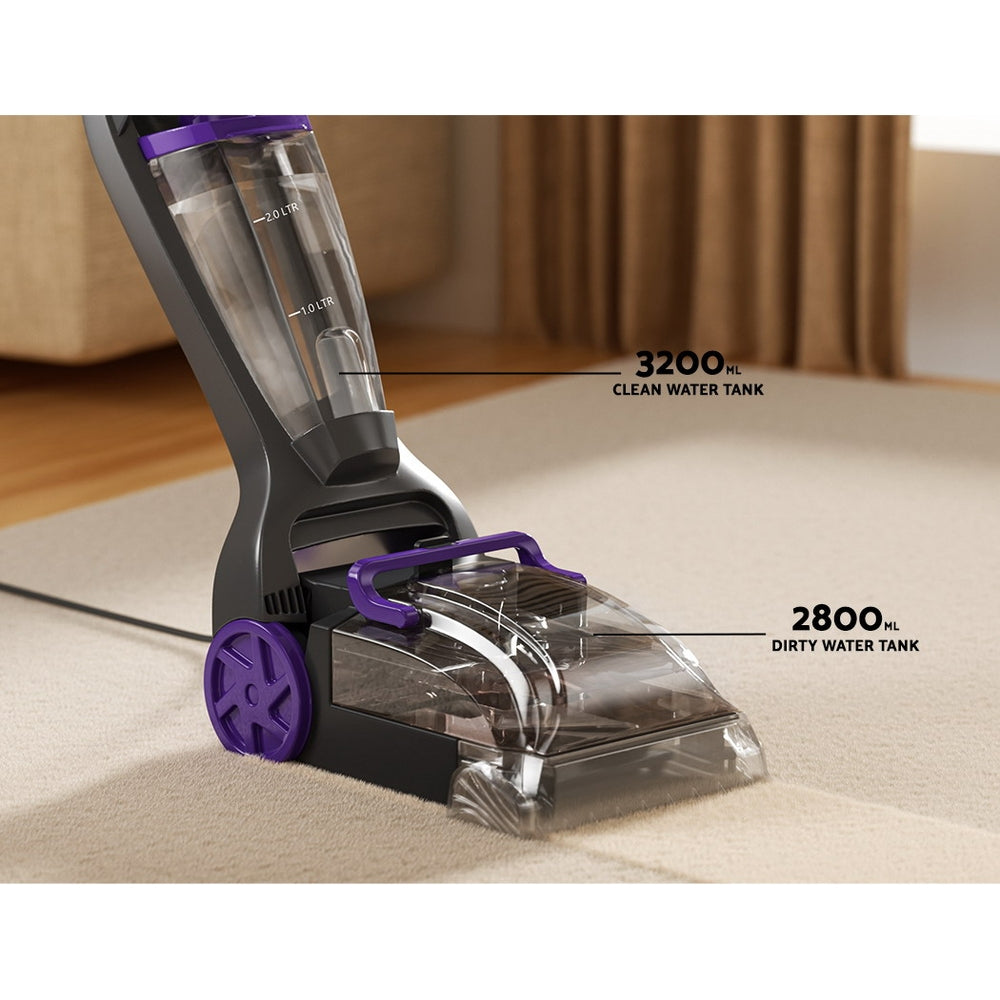 Devanti 800W Carpet Washer & Vacuum Cleaner