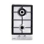 30cm 2 Burner Stainless Steel Gas Cooktop
