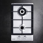 30cm 2 Burner Stainless Steel Gas Cooktop