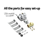 60cm 4 Burner Black Gas Cooktop