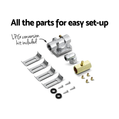 60cm 4 Burner Black Gas Cooktop