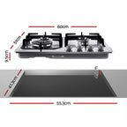 60cm 4 Burner Gas Cooktop with Safety Features