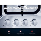 60cm 4 Burner Gas Cooktop with Safety Features