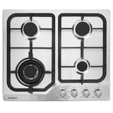 60cm 4 Burner Gas Cooktop with Safety Features