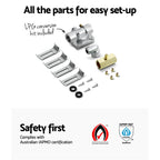 90cm 5-Burner Gas Cooktop in Black