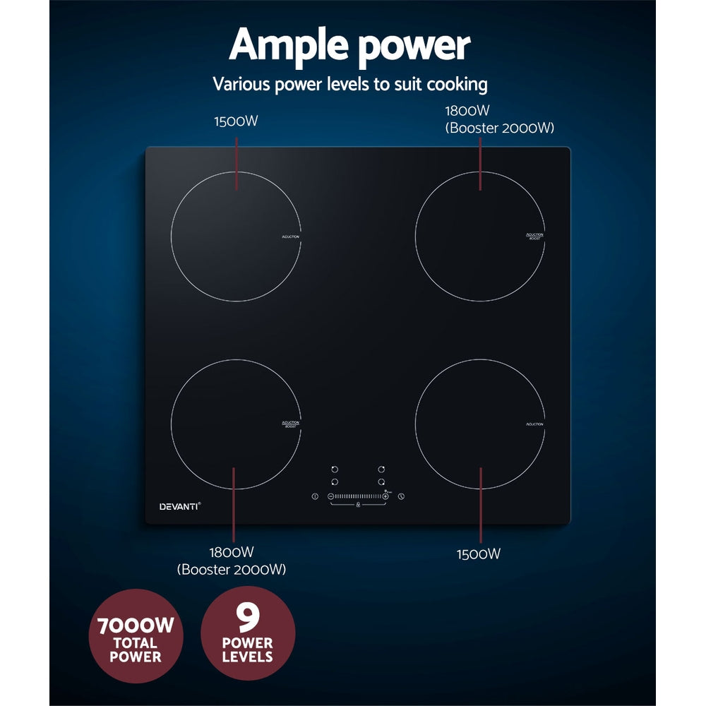 60cm Induction Electric Cooker with 4 Hobs