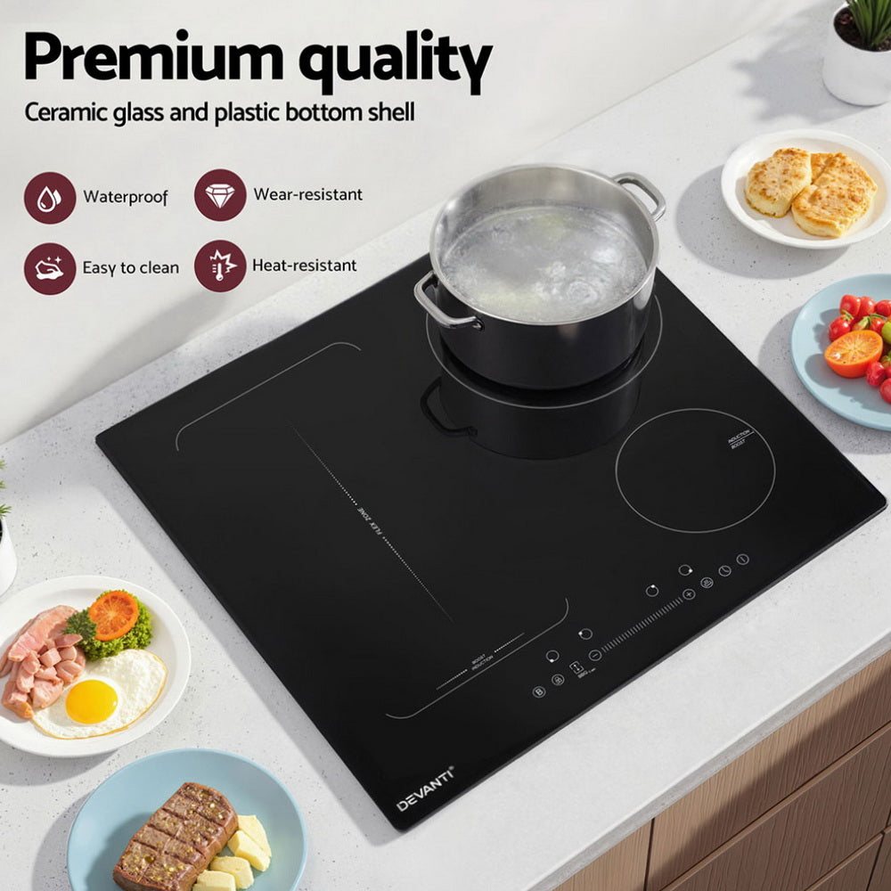 60cm Electric Induction Cooktop with Touch Controls