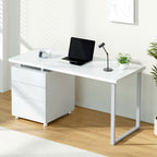 Artiss 140CM White Computer Desk with Drawers