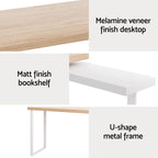 Artiss 140CM Computer Desk Bookshelf