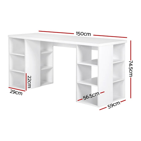 Artiss 150CM Modern Computer Desk Bookshelf