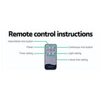 Devanti Aroma Diffuser Aromatherapy Wood 400ml Ultrasonic Essential Oil Humidifier