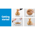 Devanti Aroma Diffuser Aromatherapy Wood 400ml Ultrasonic Essential Oil Humidifier