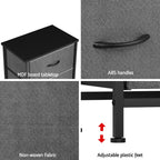 Elegant Grey 4-Drawer Tallboy Dresser