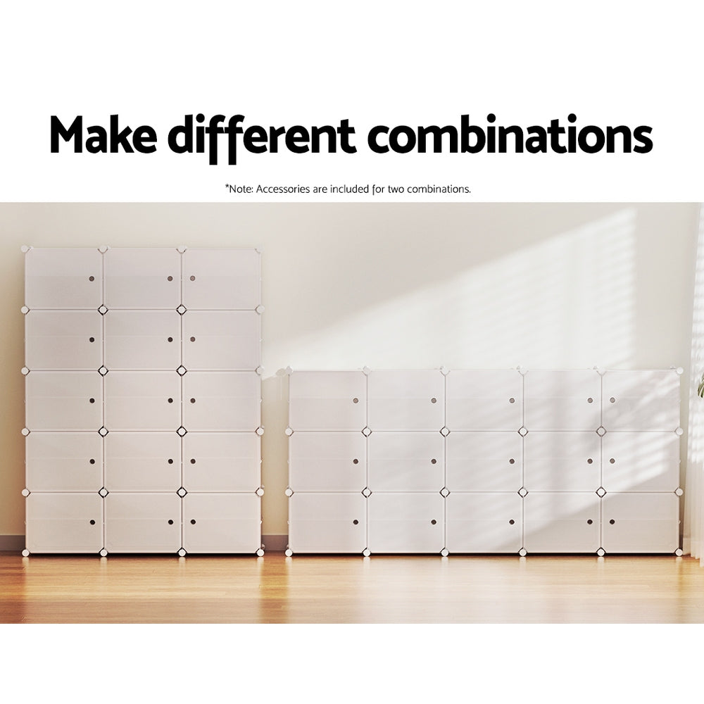 Elegant Stackable Shoe Rack Storage Cabinet