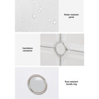 16-Cube Stackable Shoe Rack in White