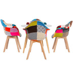 1 Artiss Dining Table and 4 Chairs Set DSW White