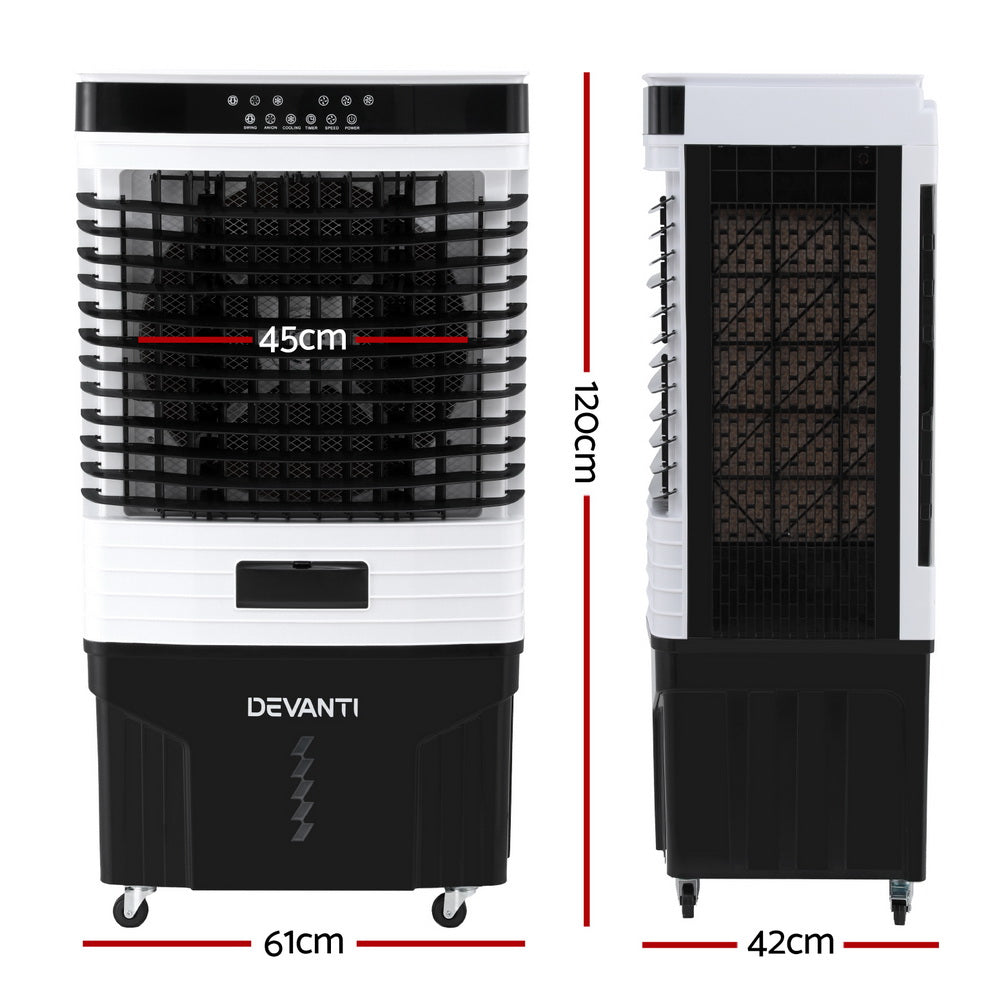 Devanti 60L Multi-Function Evaporative Air Cooler Conditioner