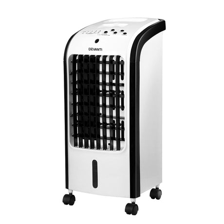 Devanti 4L Evaporative Air Cooler Conditioner with Humidifier & Purifier