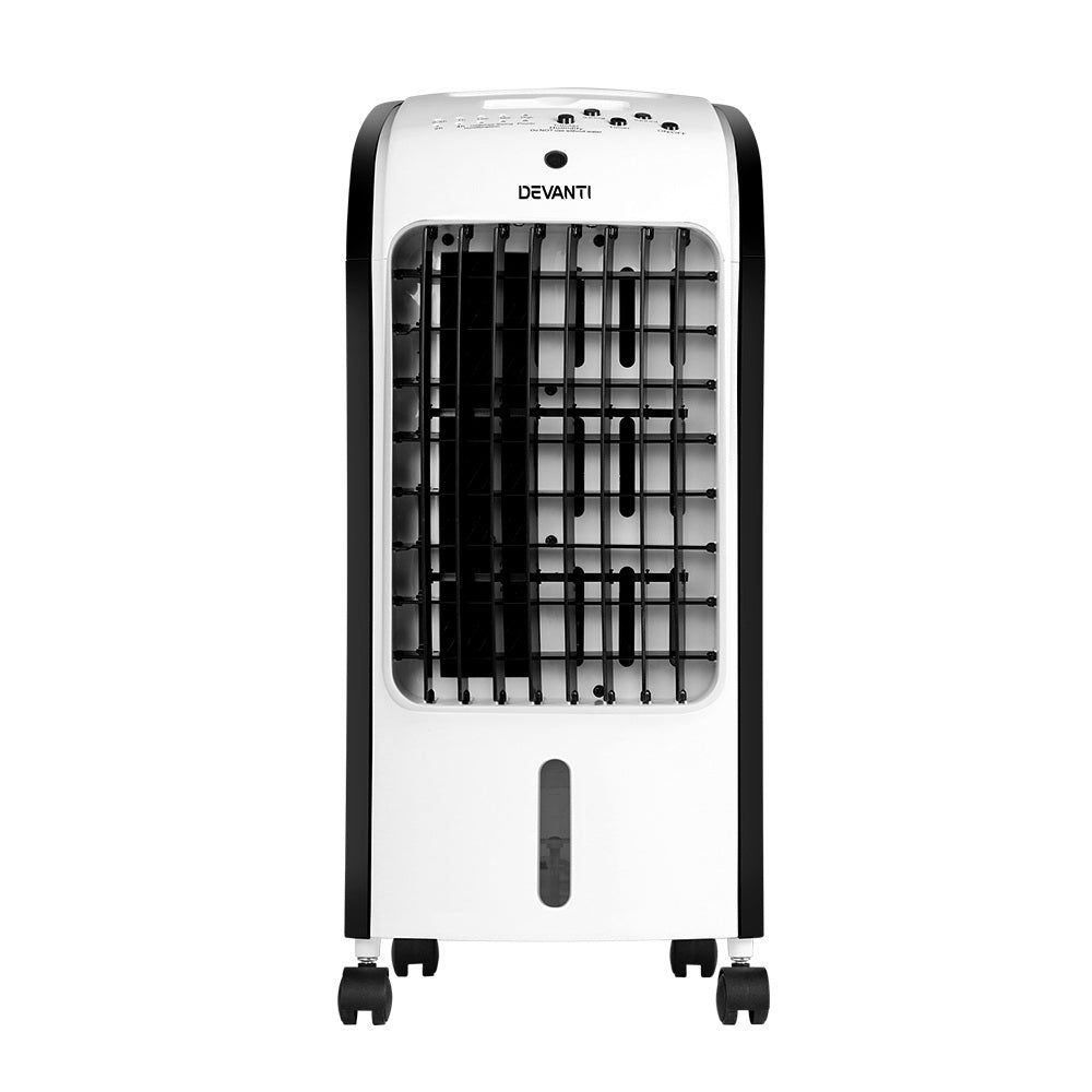 Devanti 4L Evaporative Air Cooler Conditioner with Humidifier & Purifier