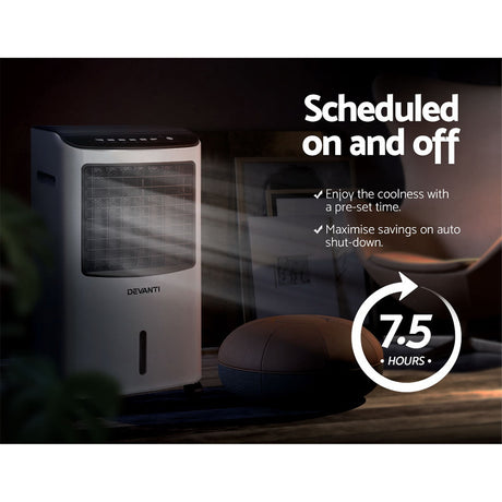 Devanti 4-in-1 Evaporative Air Cooler Conditioner with 8L Tank