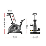 Everfit Under Desk Exercise Bike Magnetic Resistance Cardio workouts 120kg Capacity