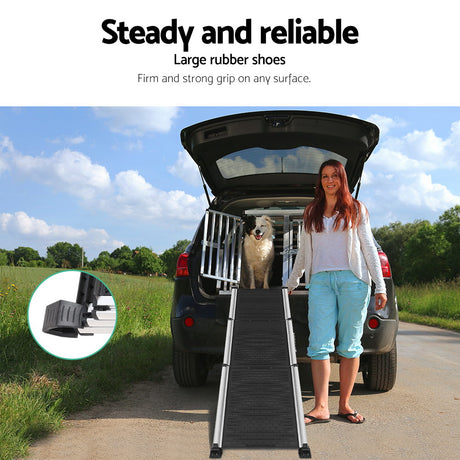 i.Pet Adjustable Pet Ramp for Safe Access