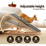 i.Pet Adjustable Wooden Dog Ramp