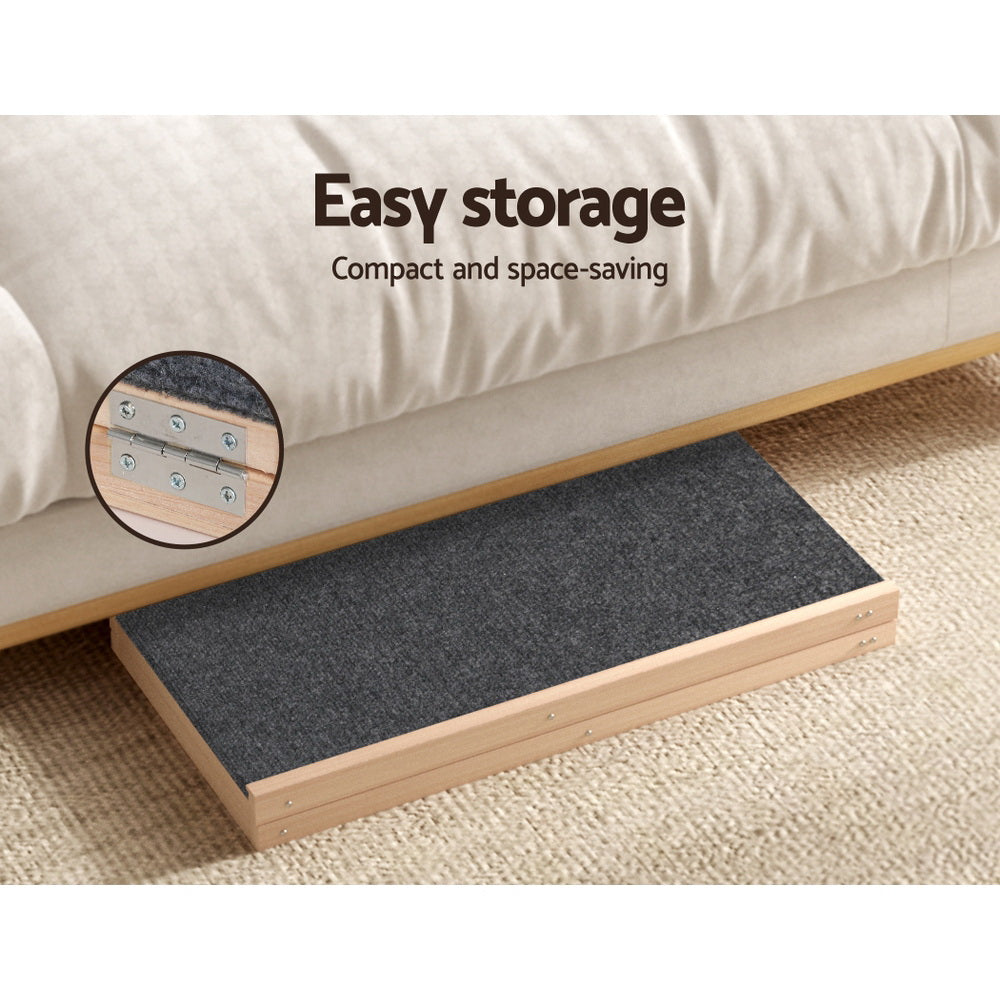 i.Pet Adjustable Wooden Dog Ramp