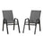 Gardeon Stackable Outdoor Dining Chair Set