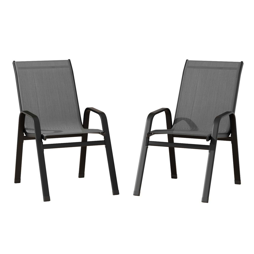 Gardeon Stackable Outdoor Dining Chair Set
