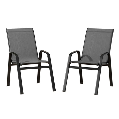 Gardeon Stackable Outdoor Dining Chair Set