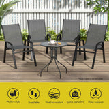 Gardeon Stackable Outdoor Dining Chairs Set