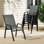 Gardeon Stackable Outdoor Dining Chairs Set