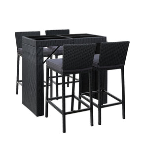 Gardeon 5-Piece Outdoor Bar Set