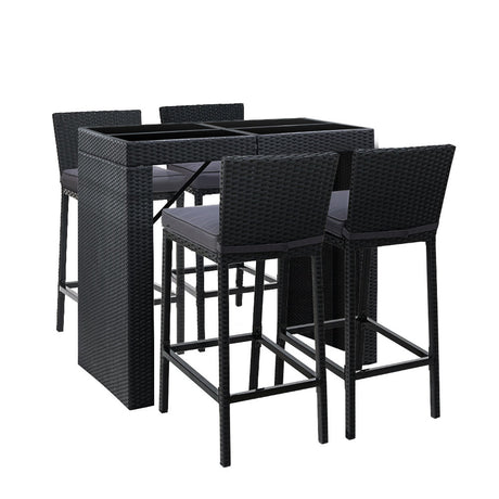 Gardeon 5-Piece Outdoor Bar Set