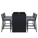Gardeon 5-Piece Outdoor Bar Set