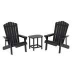 Gardeon HDPE 3-Piece Adirondack Patio Set