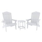 Gardeon HDPE 3-Piece Adirondack Patio Set