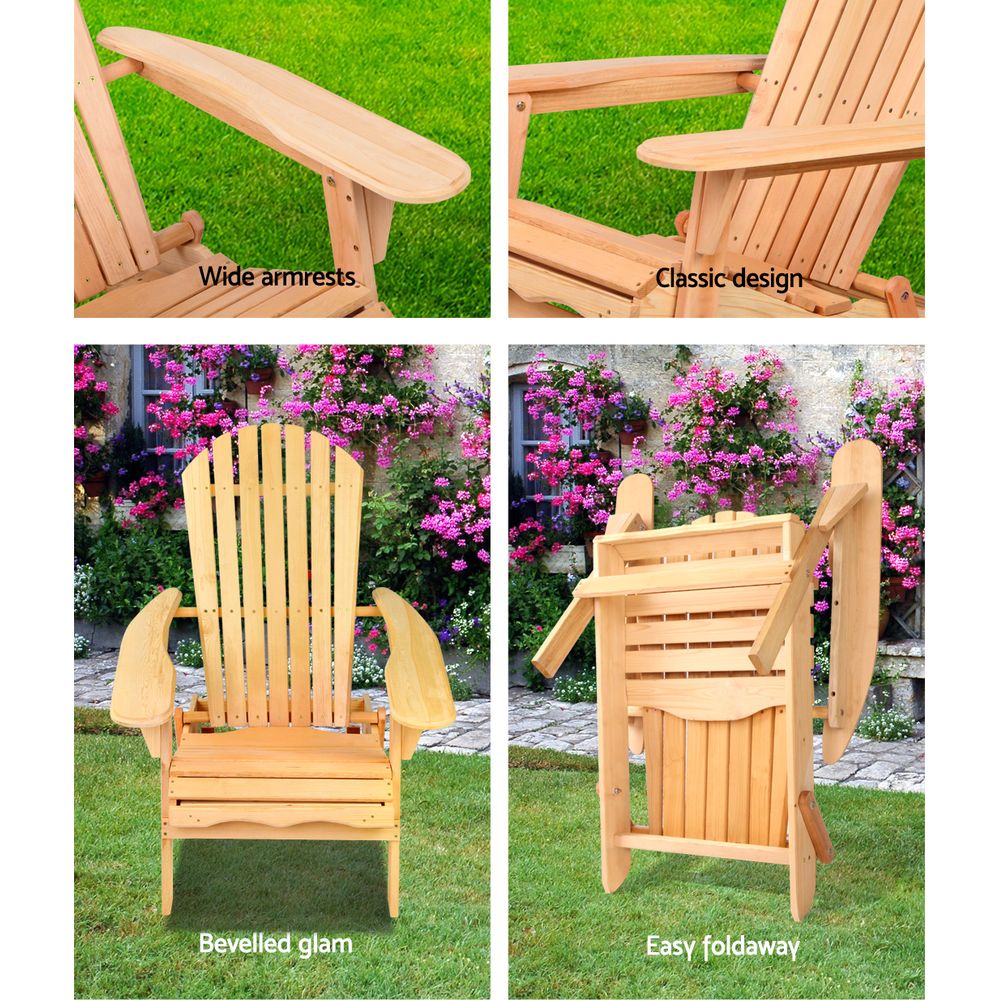 Gardeon Foldable Adirondack Outdoor Chair
