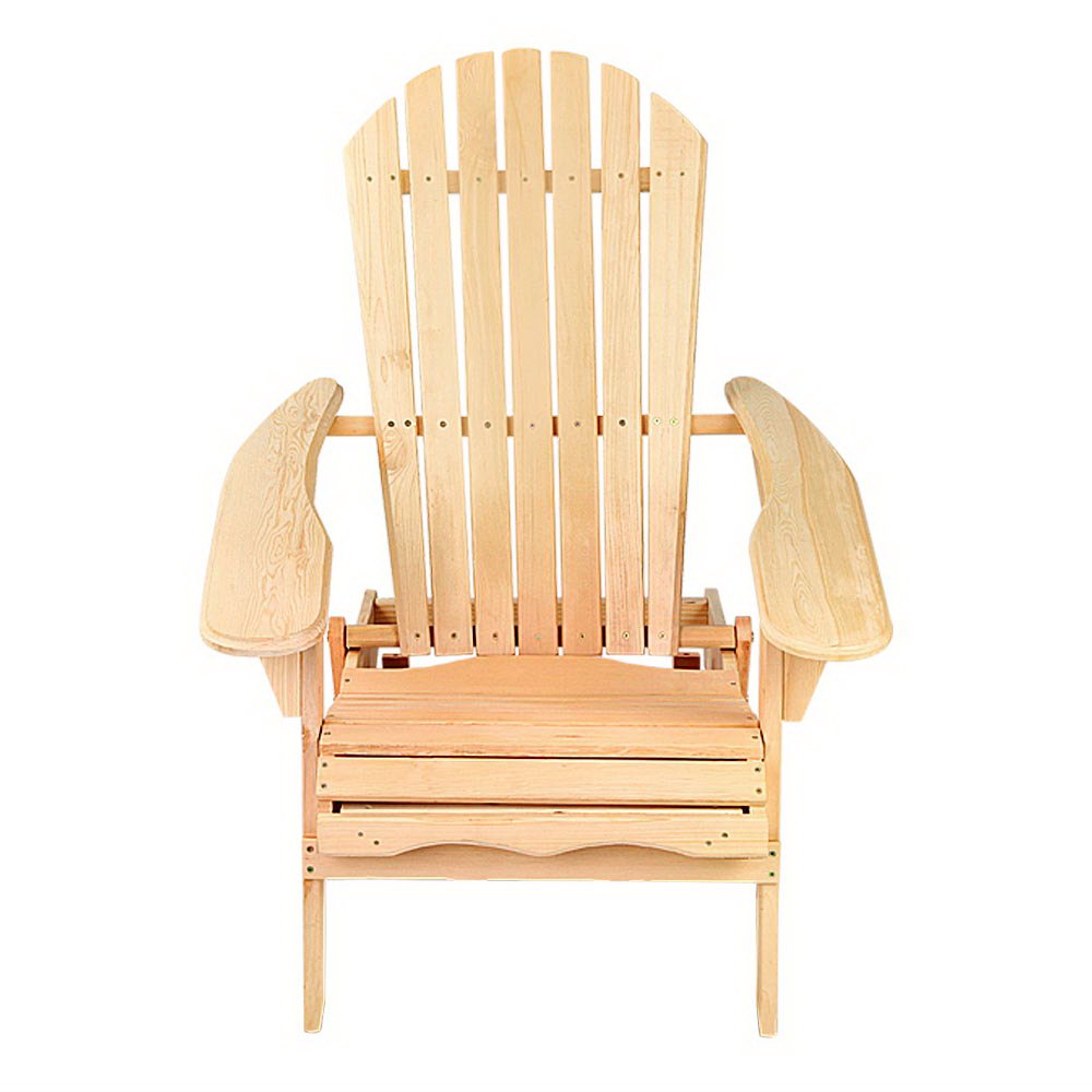 Gardeon Fir Wood Adirondack Chairs - Set of 2