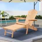 Gardeon Natural Wood Adirondack Chairs