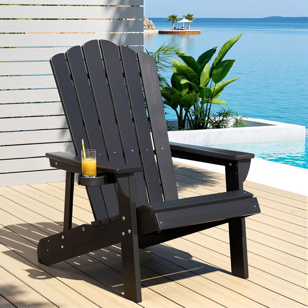 Gardeon Weather-Resistant Adirondack Beach Chair
