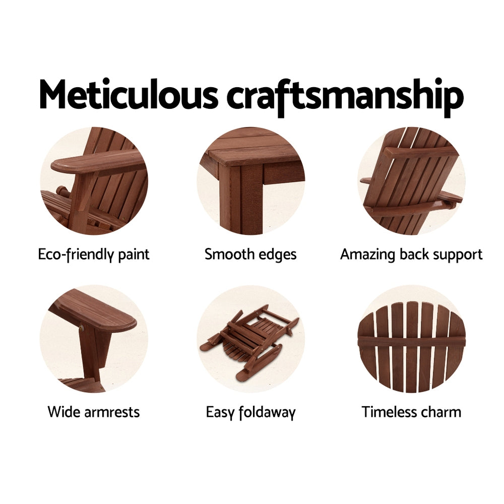 Gardeon Foldable Adirondack Outdoor Chair