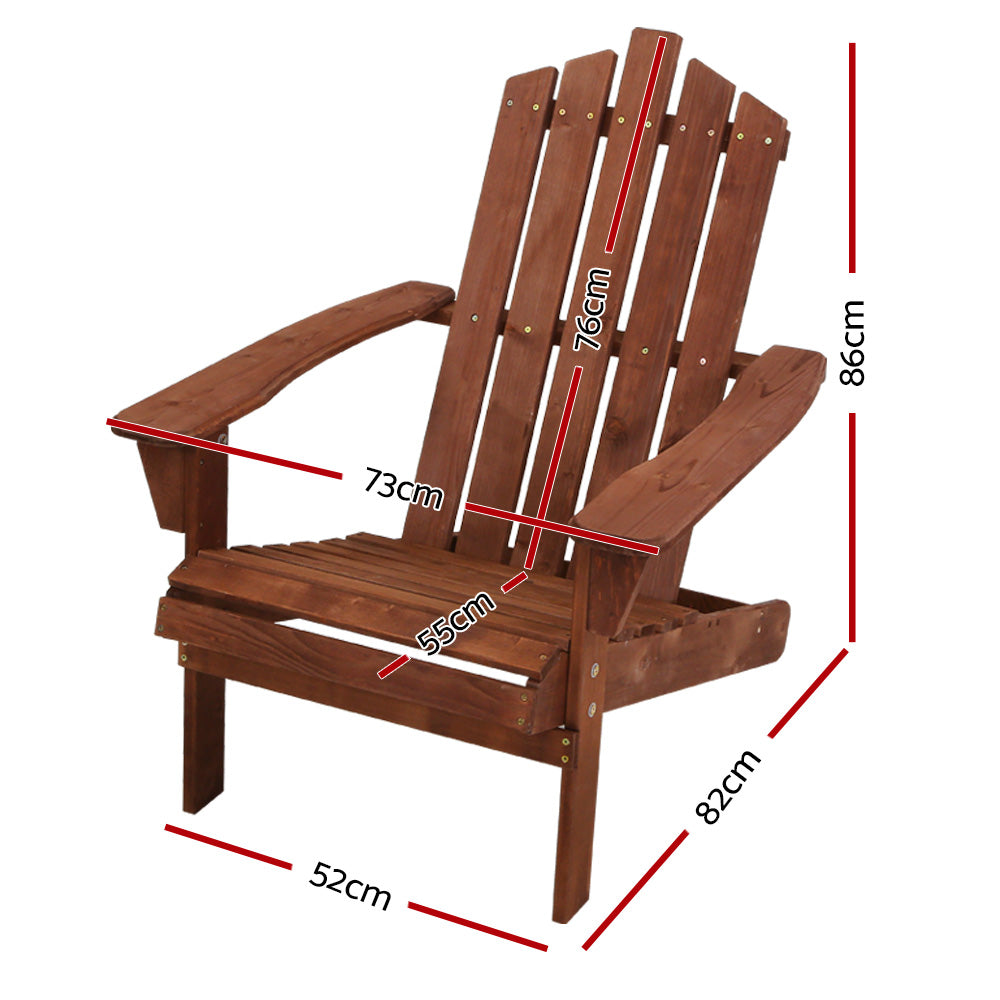 Gardeon Classic Comfort Adirondack Chair