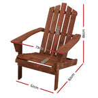 Gardeon Classic Comfort Adirondack Chair