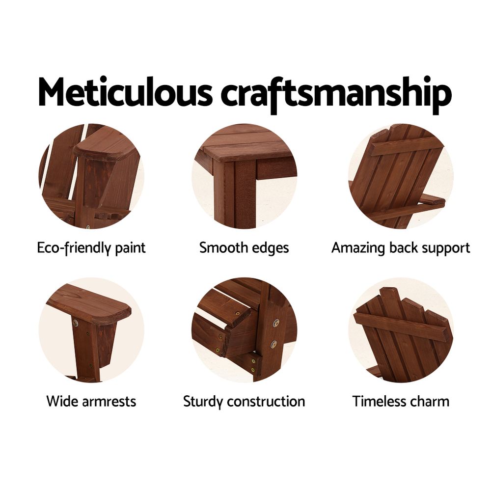 Gardeon Classic Comfort Adirondack Chair