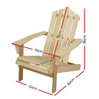 Gardeon Classic Comfort Adirondack Chair