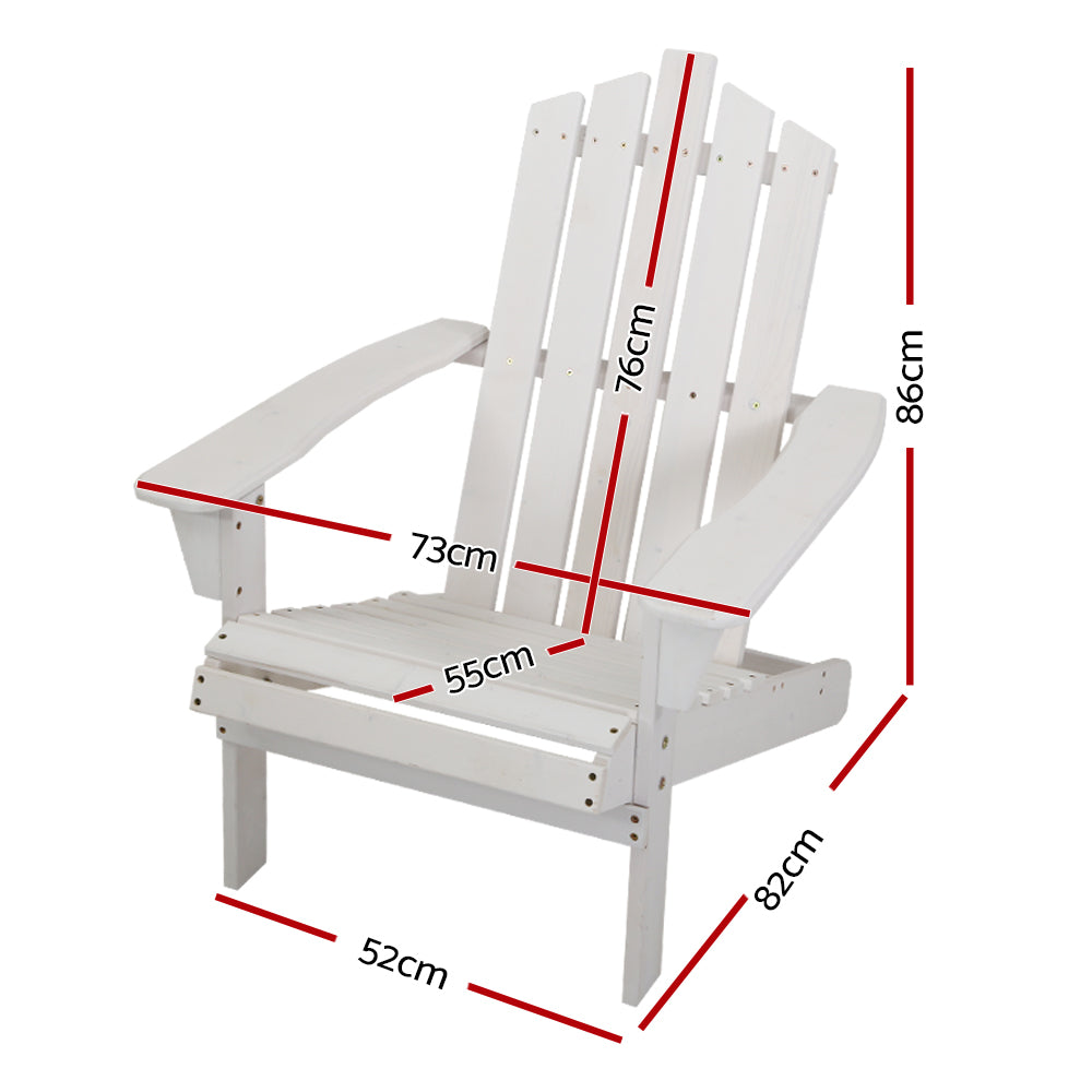 Gardeon Foldable Adirondack Outdoor Chair