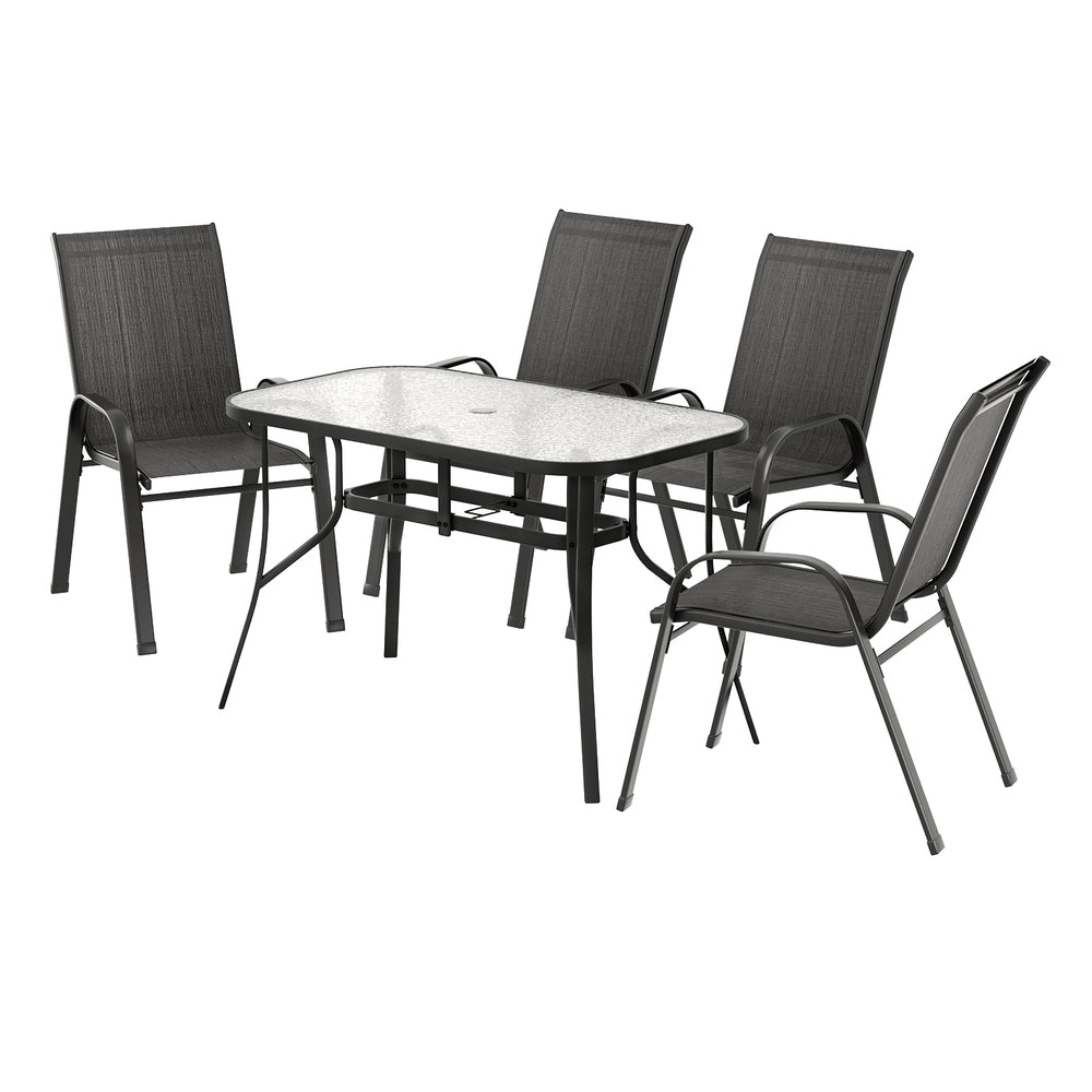 Gardeon 5PC Elegant Outdoor Dining Set